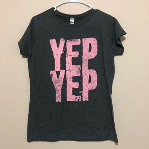 Graphic Band Tour Tee Dustin Lynch Yep Yep